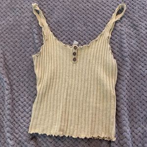 Tillys cropped lettuce edge cami